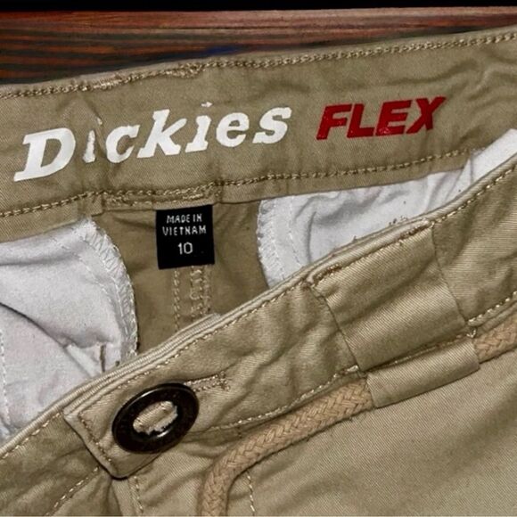 Dickies FLEX Pants Khakis Size 10 EUC - Picture 7 of 11